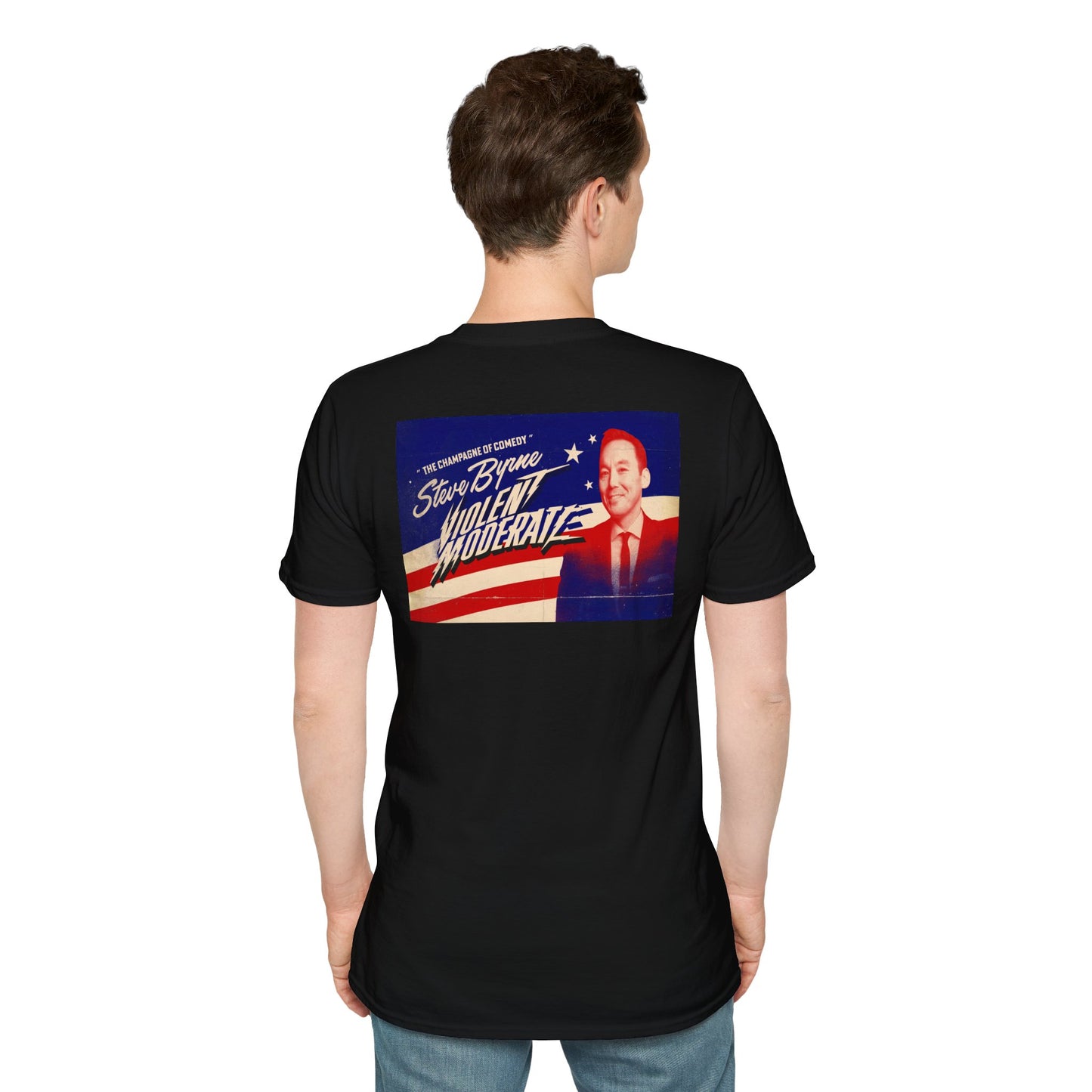 Steve Byrne Official T-Shirt | Unisex Softstyle Tee, Gift for Comedy Lovers, Funny T-Shirt for Shows, Unique Casual Wear