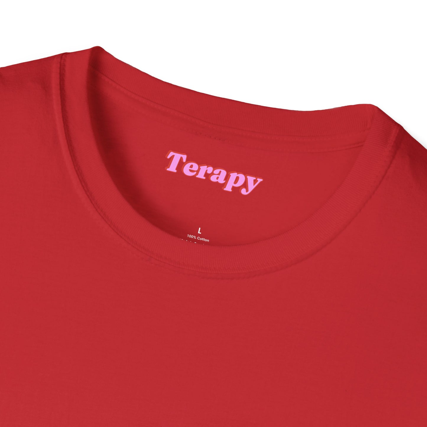 Katie Boyles Terapy Vibes Unisex Softstyle T-Shirt - Self-Care Reminder, Fun Summer Tee, Relaxation Apparel