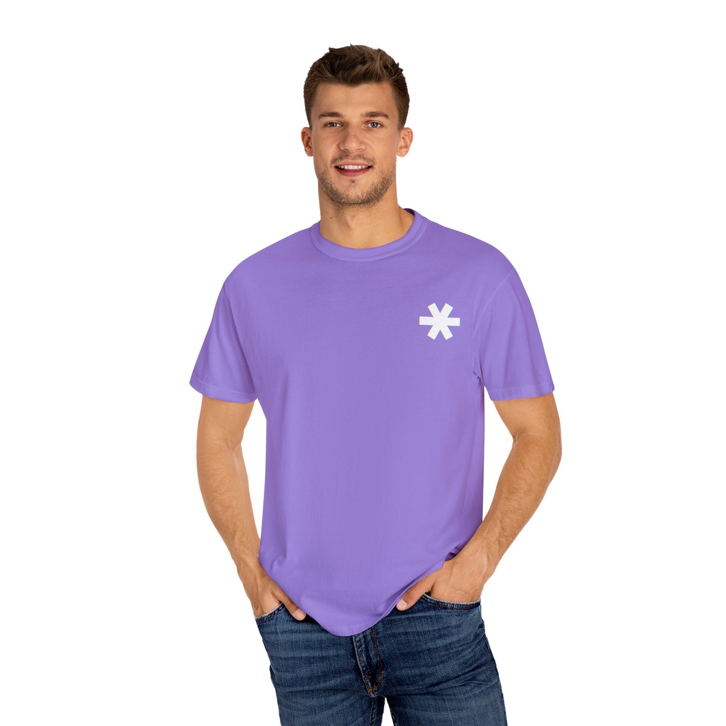 Garment-Dyed T-Shirt, Casual Wear, Beach Vibes, Relaxed Fit, Summer Essential, Everyday Style
