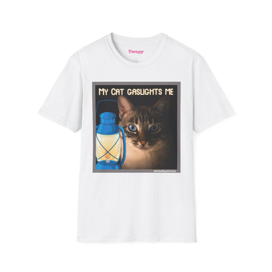 Katie Boyle's Terapy | My Cat Gaslights Me Tee