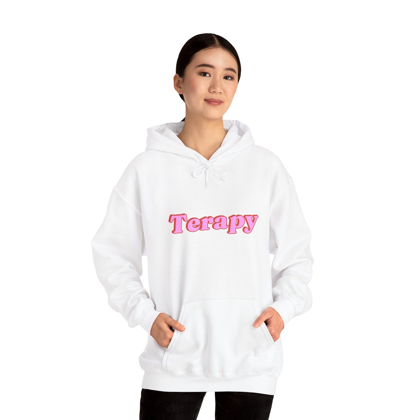 Katie Boyle's Terapy Hoodie - Cozy Unisex Sweatshirt, Self-Care, Relaxation, Comfort Wear, Chill Vibes