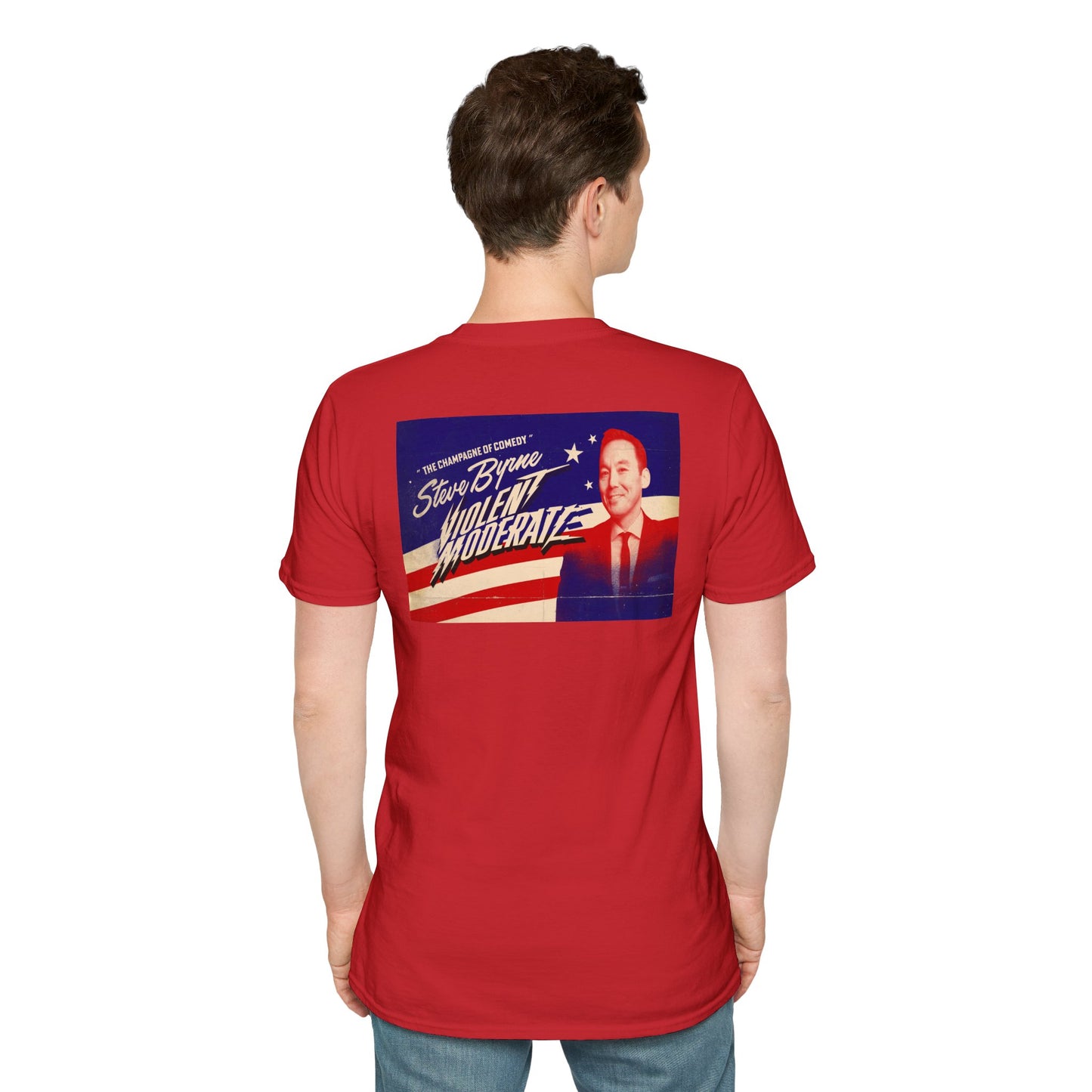Steve Byrne Official T-Shirt | Unisex Softstyle Tee, Gift for Comedy Lovers, Funny T-Shirt for Shows, Unique Casual Wear