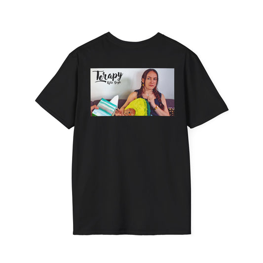 Katie Boyles Terapy Vibes Unisex Softstyle T-Shirt - Self-Care Reminder, Fun Summer Tee, Relaxation Apparel