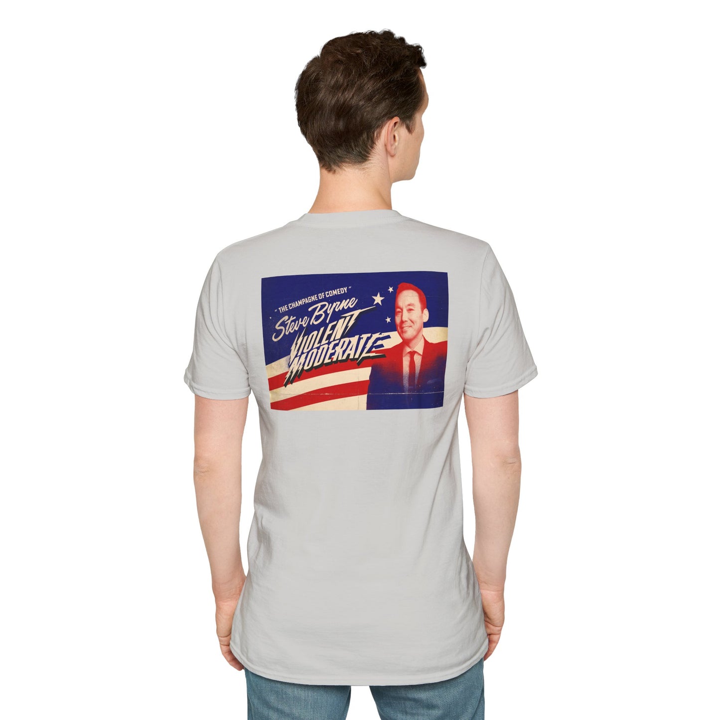 Steve Byrne Official T-Shirt | Unisex Softstyle Tee, Gift for Comedy Lovers, Funny T-Shirt for Shows, Unique Casual Wear