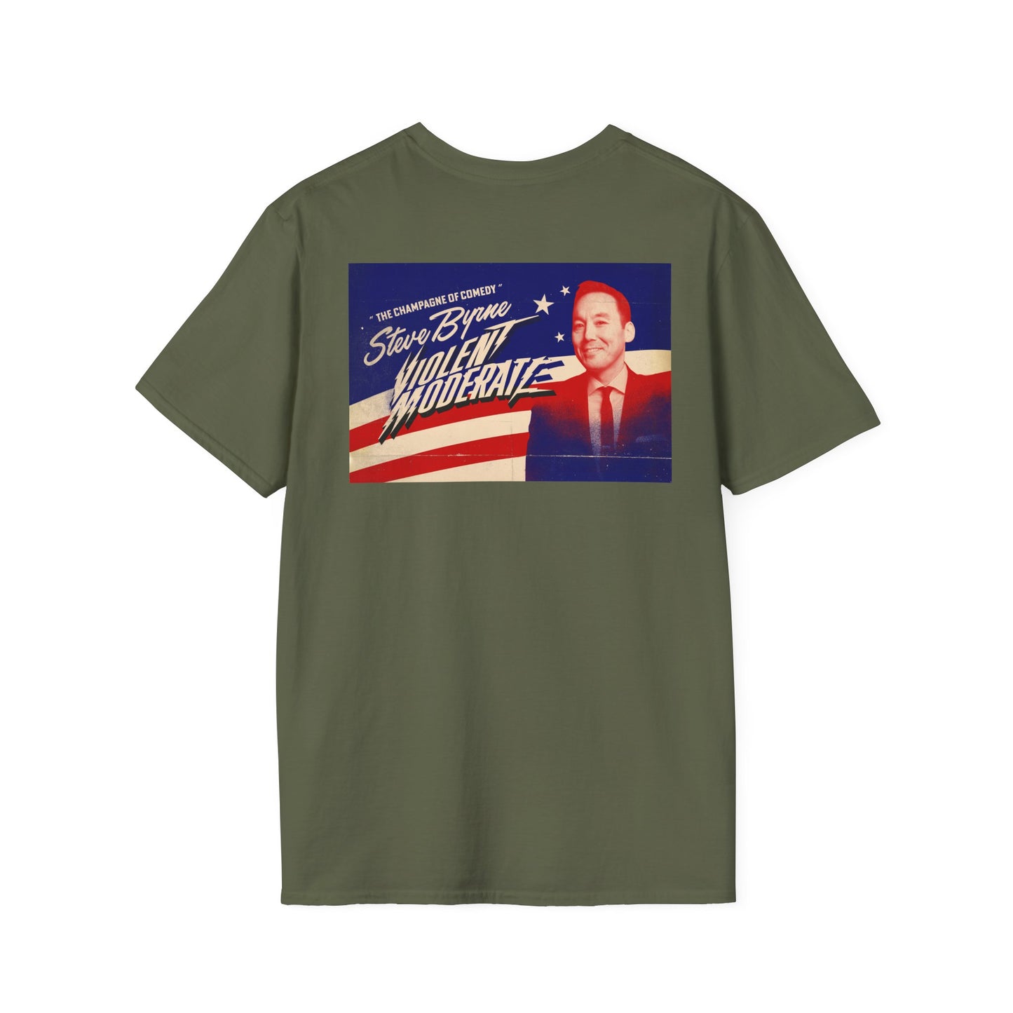 Steve Byrne Official T-Shirt | Unisex Softstyle Tee, Gift for Comedy Lovers, Funny T-Shirt for Shows, Unique Casual Wear