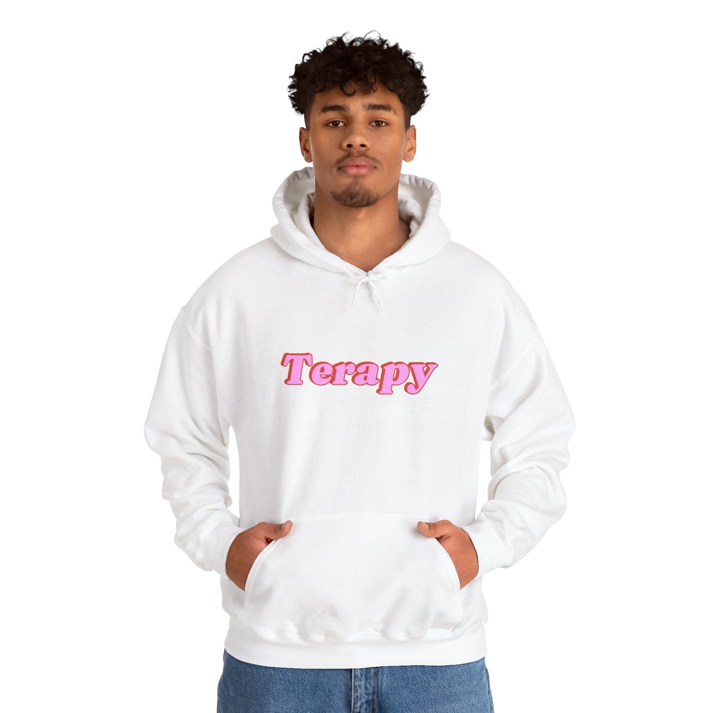 Katie Boyle's Terapy Hoodie - Cozy Unisex Sweatshirt, Self-Care, Relaxation, Comfort Wear, Chill Vibes