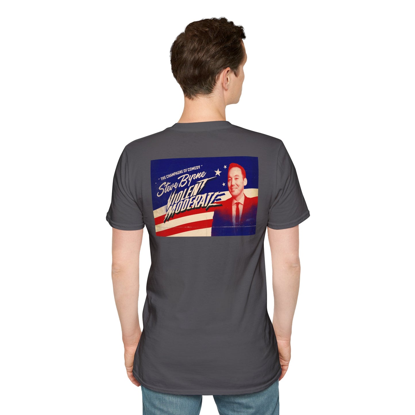 Steve Byrne Official T-Shirt | Unisex Softstyle Tee, Gift for Comedy Lovers, Funny T-Shirt for Shows, Unique Casual Wear