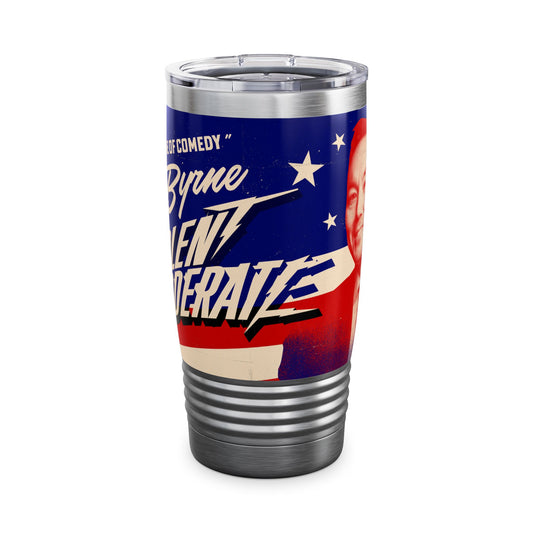 Steve Byrne's Official Merch Tumbler | 20oz Insulated Drinkware, Unique Gift for Comedy Fans, Travel Mug for Entertaining